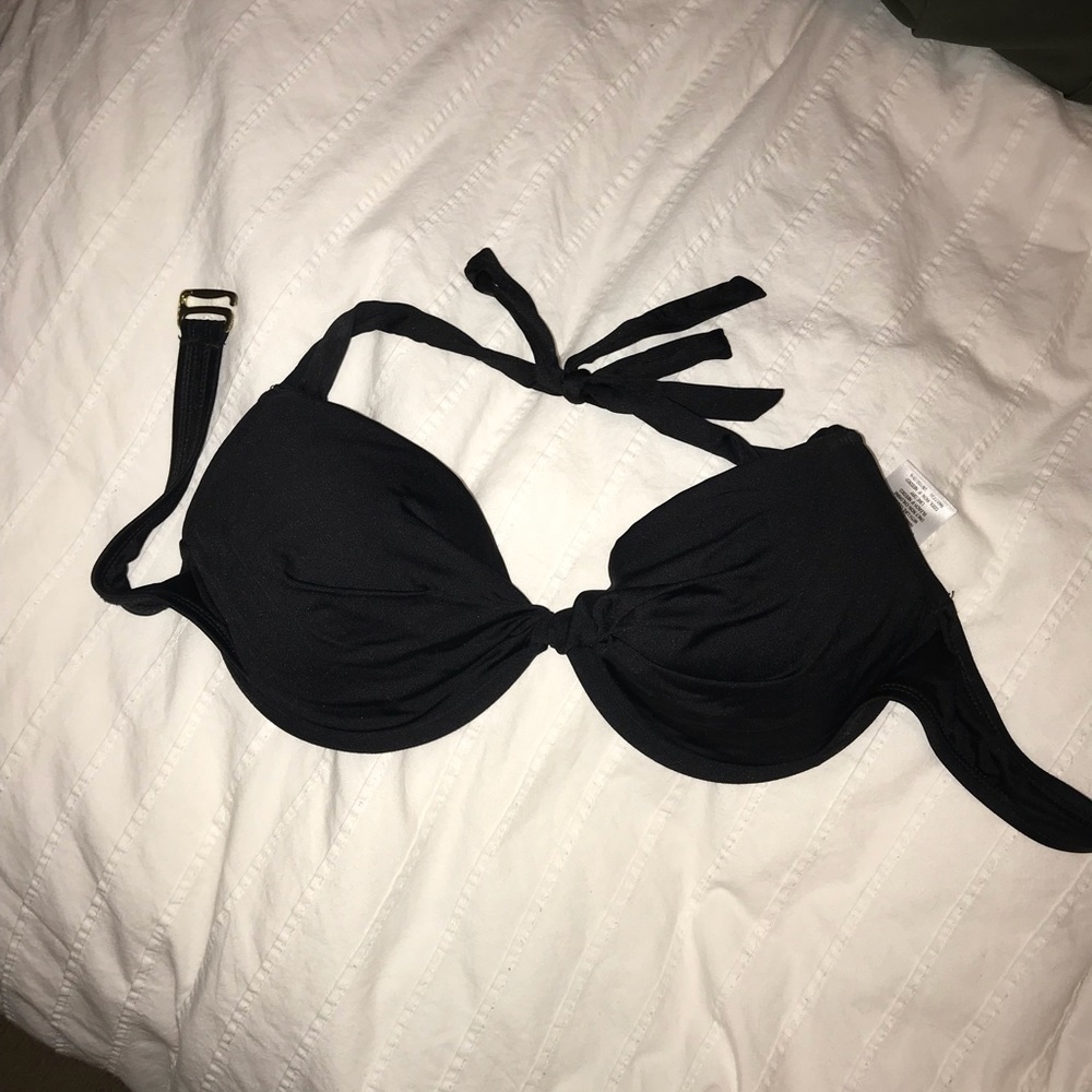 Black bikini top